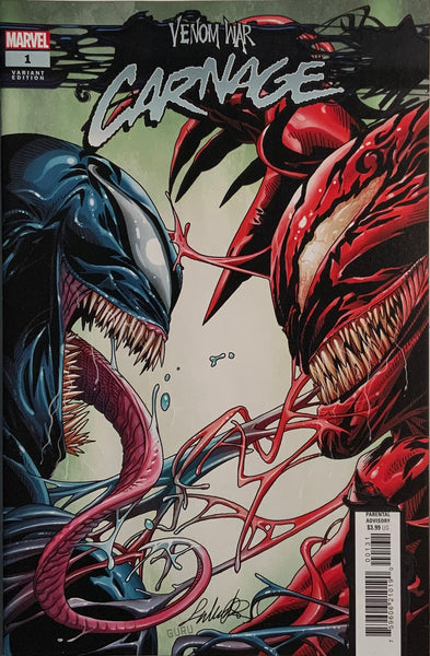 VENOM WAR : CARNAGE # 1 LARROCA VARIANT COVER