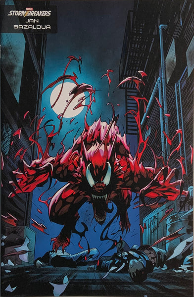 VENOM WAR : CARNAGE # 1 BAZALDUA VARIANT COVER