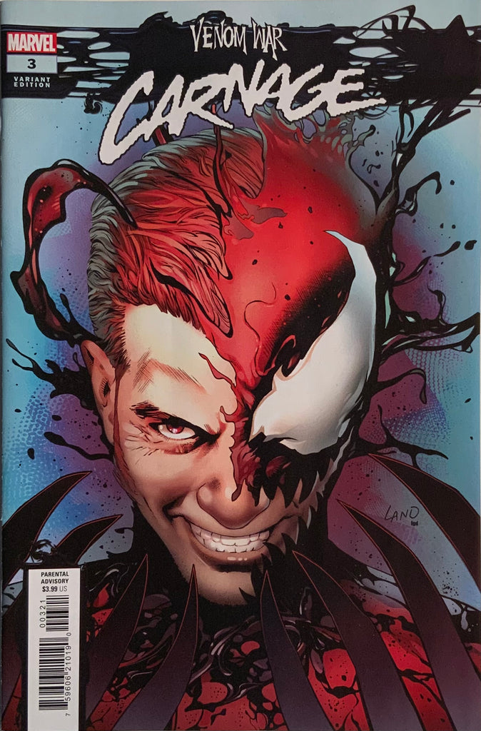 VENOM WAR : CARNAGE # 3 LAND VARIANT COVER