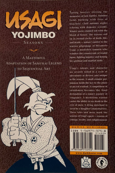 USAGI YOJIMBO : SEASONS BOOK 11 GRAPHIC NOVEL FIRST PRINTING