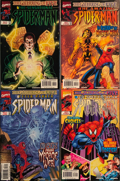 SPIDER-MAN : THE GATHERING OF FIVE 5 PART CROSSOVER