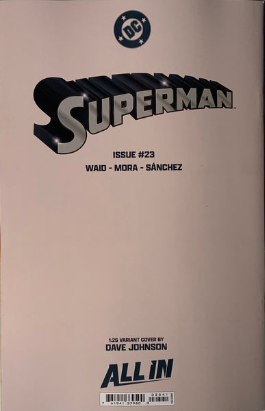 SUPERMAN (2023) #23 JOHNSON 1:25 VARIANT COVER