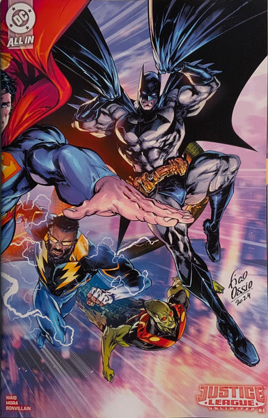 JUSTICE LEAGUE UNLIMITED #4 OSSIO 1:25 VARIANT COVER