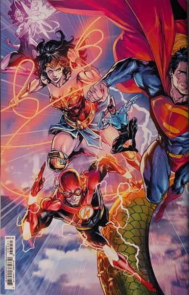 JUSTICE LEAGUE UNLIMITED #4 OSSIO 1:25 VARIANT COVER