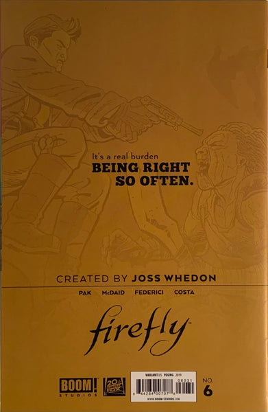 FIREFLY # 6 YOUNG 1:15 VARIANT COVER