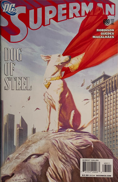 SUPERMAN (2006-2011) #680 KRYPTO COVER APPEARANCE