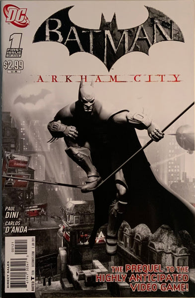 BATMAN ARKHAM CITY # 1 1:10 VIDEO GAME ART VARIANT COVER