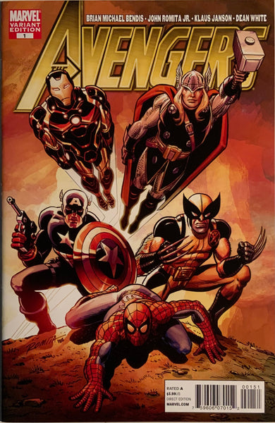 AVENGERS (2010-2013) # 1 ROMITA SR VARIANT COVER
