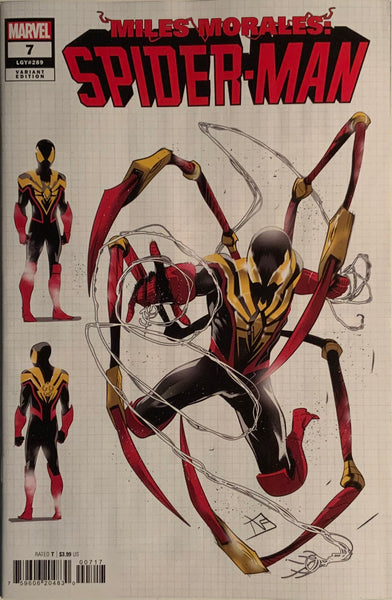 MILES MORALES SPIDER-MAN (2023) # 7 VICENTINI 1:10 VARIANT COVER