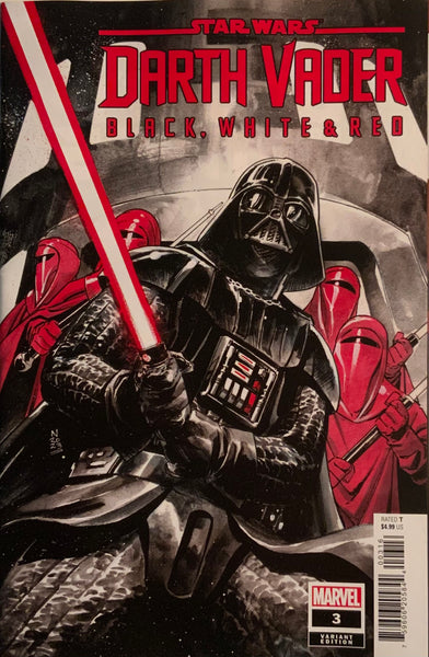 STAR WARS DARTH VADER BLACK WHITE AND RED #3 KLEIN 1:25 VARIANT COVER