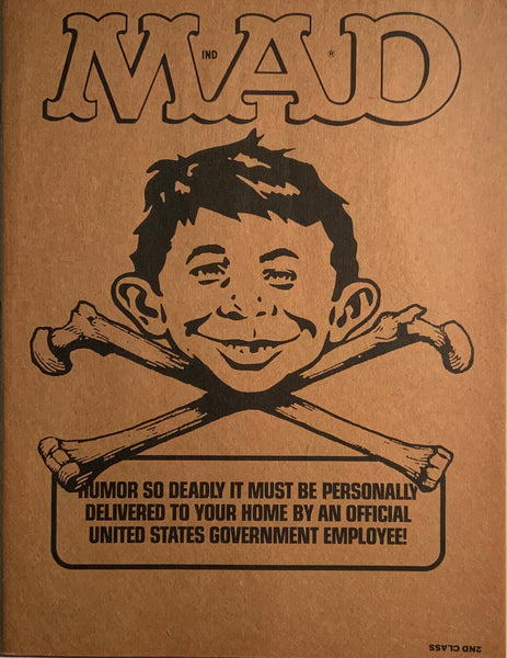 MAD MAGAZINE (USA) #301 WITH MAILING OVERLAY COVER