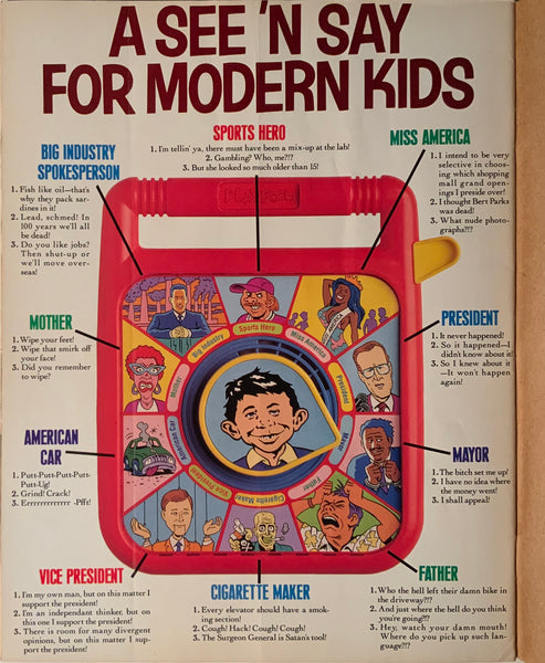 MAD MAGAZINE (USA) #302 WITH MAILING OVERLAY COVER