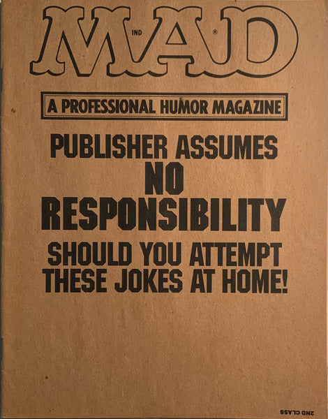 MAD MAGAZINE (USA) #303 WITH MAILING OVERLAY COVER