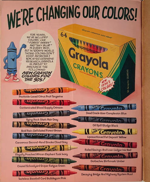 MAD MAGAZINE (USA) #303 WITH MAILING OVERLAY COVER