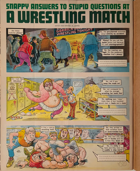 MAD MAGAZINE (USA) #304 WITH MAILING OVERLAY COVER