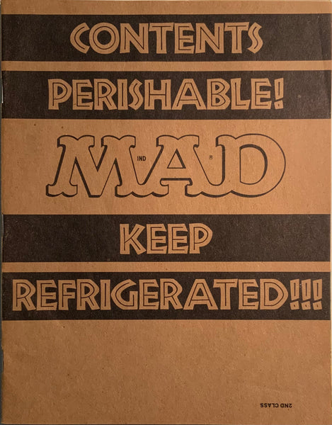 MAD MAGAZINE (USA) #307 WITH MAILING OVERLAY COVER