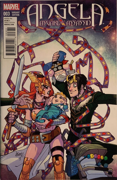 ANGELA ASGARD’S ASSASSIN # 3 LAFUENTE 1:25 VARIANT COVER