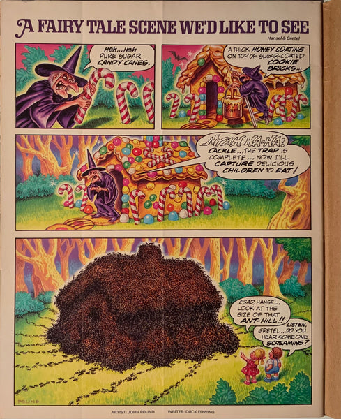 MAD MAGAZINE (USA) #307 WITH MAILING OVERLAY COVER
