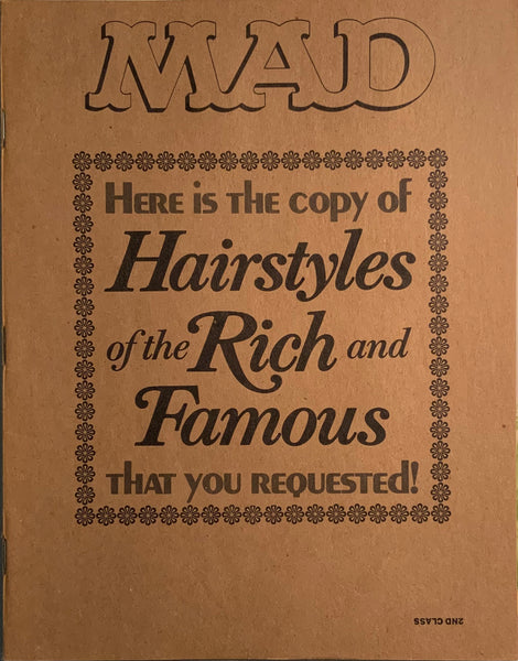 MAD MAGAZINE (USA) #309 WITH MAILING OVERLAY COVER