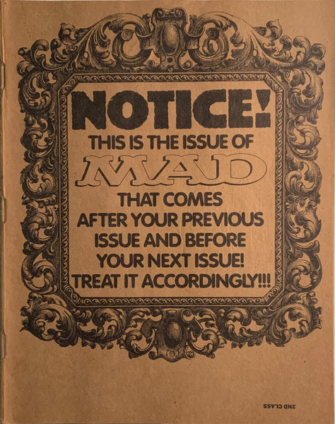 MAD MAGAZINE (USA) #311 WITH MAILING OVERLAY COVER