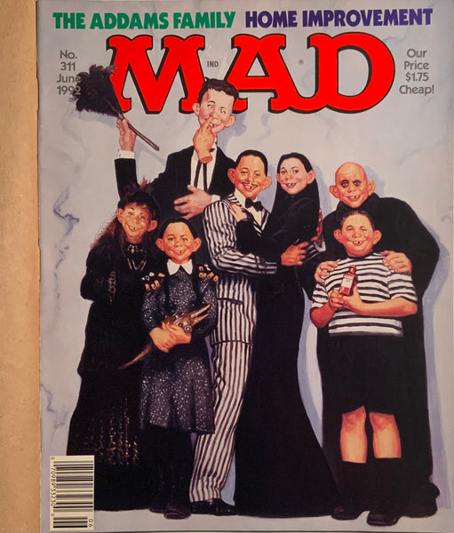MAD MAGAZINE (USA) #311 WITH MAILING OVERLAY COVER