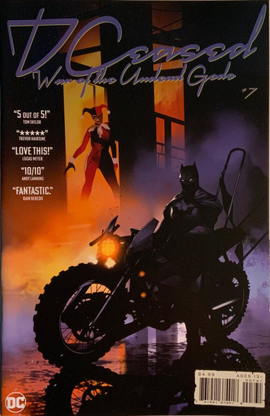 DCEASED WAR OF THE UNDEAD GODS # 7 PURPLE RAIN HOMAGE VARIANT COVER