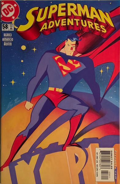 SUPERMAN ADVENTURES #58 ALEX ROSS COVER ART