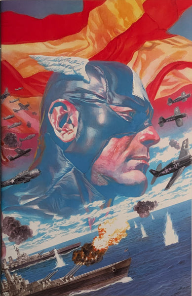 CAPTAIN AMERICA (2018) # 1 ALEX ROSS 1:100 VIRGIN VARIANT COVER