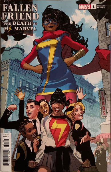 FALLEN FRIEND : THE DEATH OF MS MARVEL # 1 VILLALOBOS 1:25 VARIANT COVER
