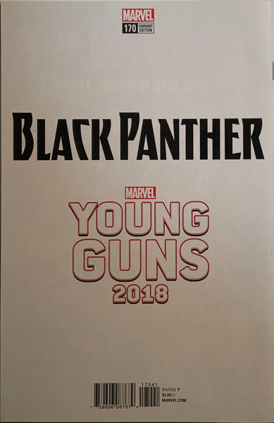 BLACK PANTHER (2016-2018) #170 CHECCHETTO YOUNG GUNS VARIANT COVER