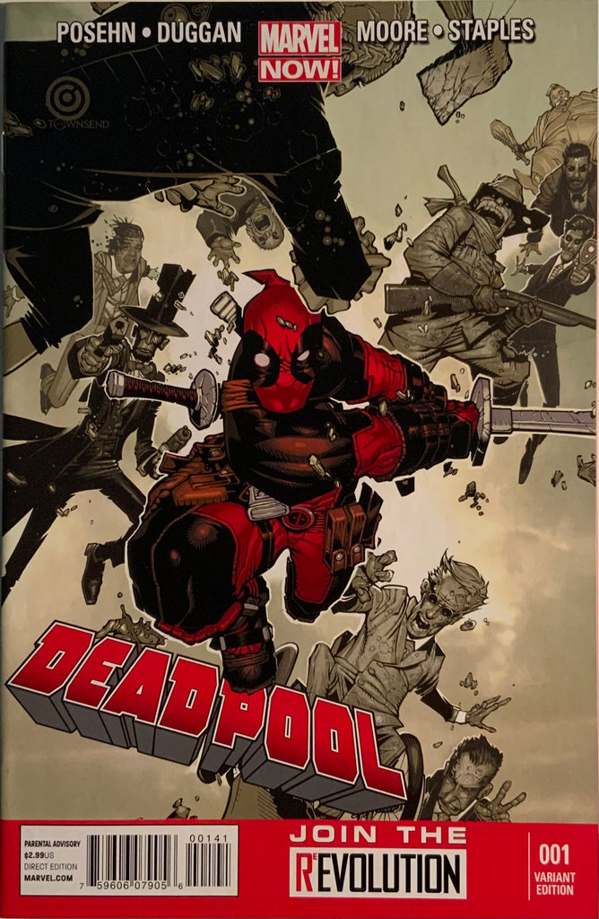 DEADPOOL (2013-2015) # 1 BACHALO 1:50 VARIANT COVER