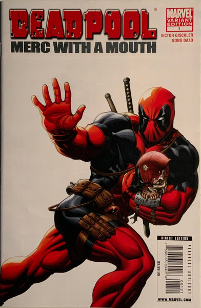 DEADPOOL MERC WITH A MOUTH # 1 McGUINNESS 1:10 VARIANT COVER