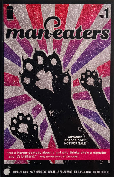 MAN-EATERS VOLUME 1 ADVANCE READER EDITION GRAPHIC NOVEL