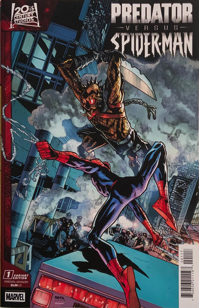 PREDATOR VS SPIDER-MAN # 1 RAMOS 1:25 VARIANT COVER
