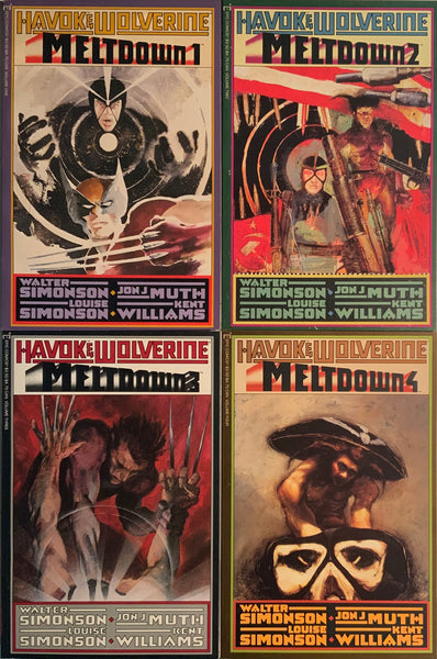 HAVOK & WOLVERINE : MELTDOWN # 1 - 4 SET