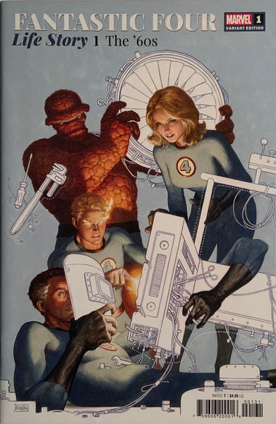 FANTASTIC FOUR LIFE STORY # 1 RIVERA 1:25 VARIANT COVER