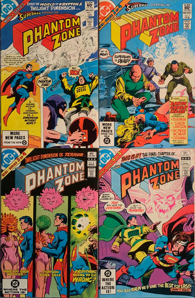 THE PHANTOM ZONE # 1 - 4 SET