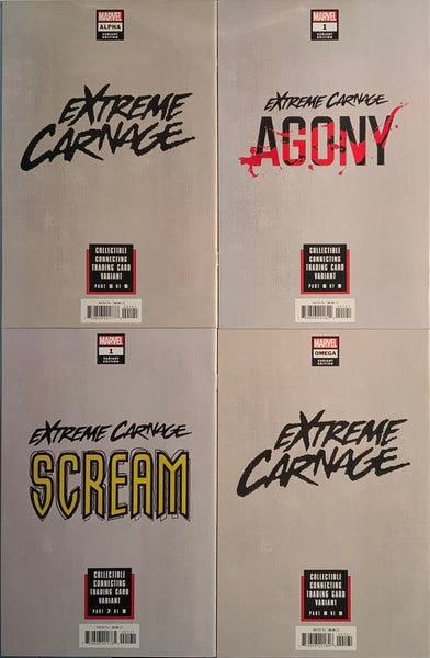 EXTREME CARNAGE TRADING CARD VARIANTS SET OF 9 CONNECTING COVERS
