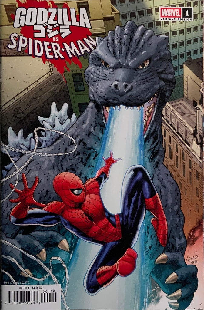 GODZILLA VS SPIDER-MAN #1 LAND 1:25 VARIANT COVER