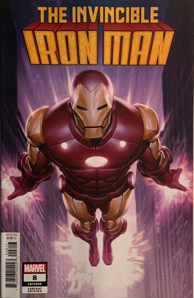 INVINCIBLE IRON MAN (2023) #08 YOON 1:25 VARIANT COVER