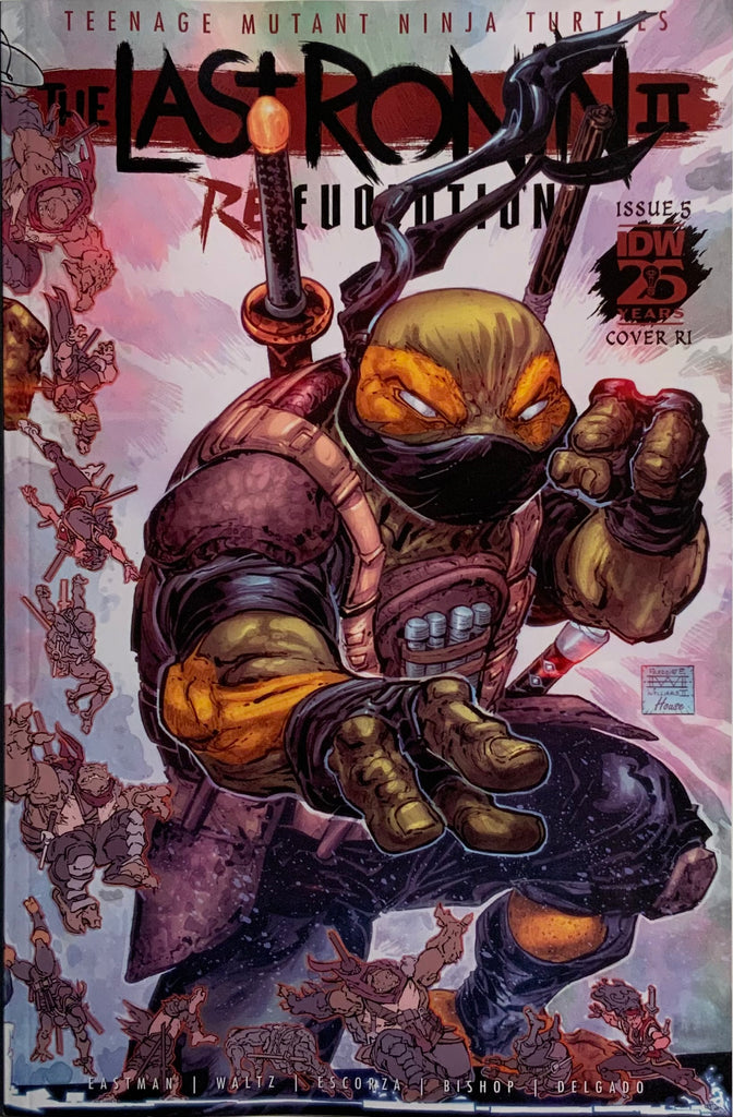 TEENAGE MUTANT NINJA TURTLES THE LAST RONIN II RE-EVOLUTION # 5 WILLIAMS 1:25 VARIANT COVER