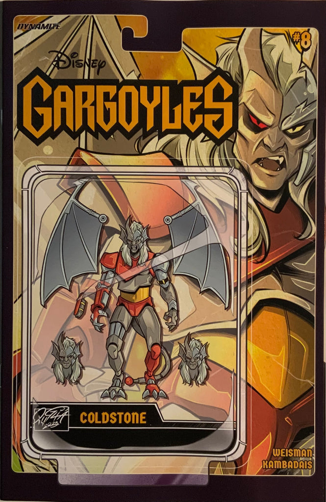 GARGOYLES # 8 PUGLIA 1:10 ACTION FIGURE ART VARIANT COVER