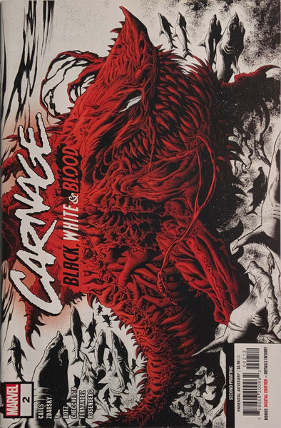 CARNAGE : BLACK WHITE AND BLOOD # 2 HOTZ SECOND PRINTING