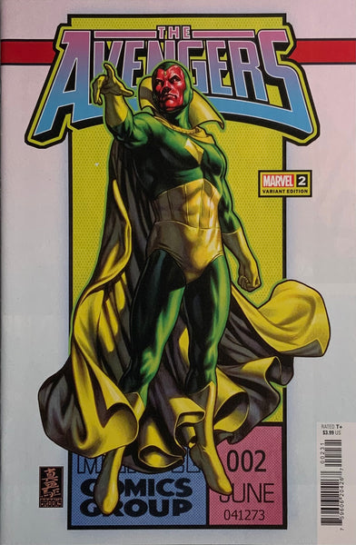 AVENGERS (2023) # 2 BROOKS CORNER BOX VARIANT COVER