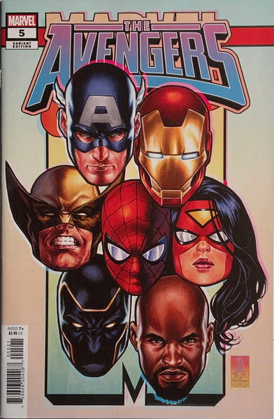 AVENGERS (2023) # 5 BROOKS CORNER BOX VARIANT COVER