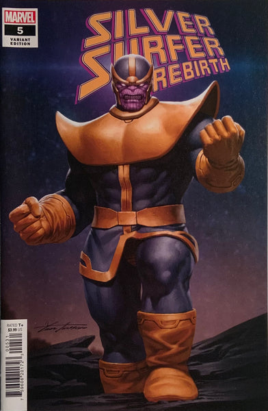 SILVER SURFER REBIRTH # 5 YOON VARIANT COVER