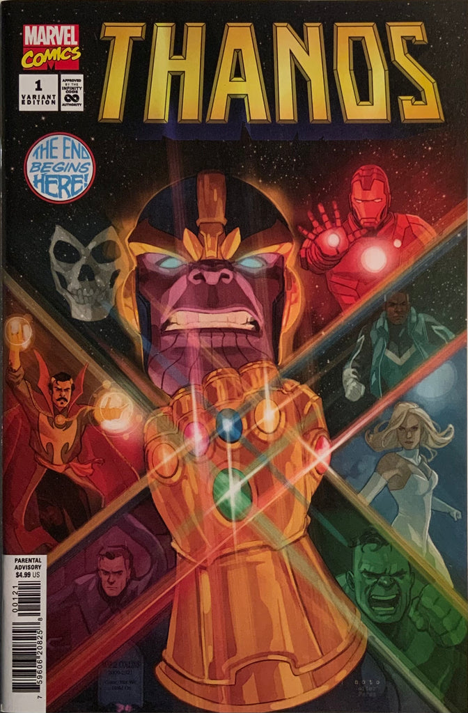 THANOS (2024) # 1 NOTO VARIANT COVER FIRST TEAM APPEARANCE OF THE NEW ILLUMINATI