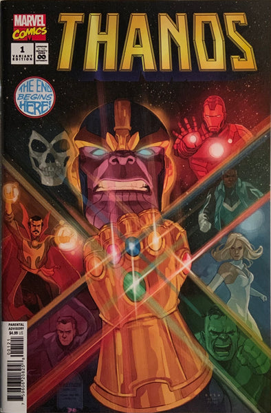 THANOS (2024) # 1 NOTO VARIANT COVER FIRST TEAM APPEARANCE OF THE NEW ILLUMINATI