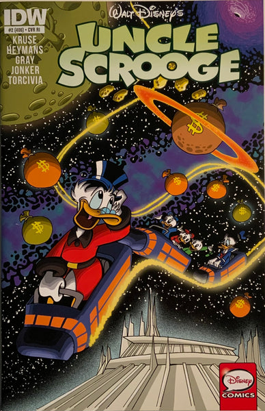 UNCLE SCROOGE # 2 RI RETAILER INCENTIVE 1:25 VARIANT COVER