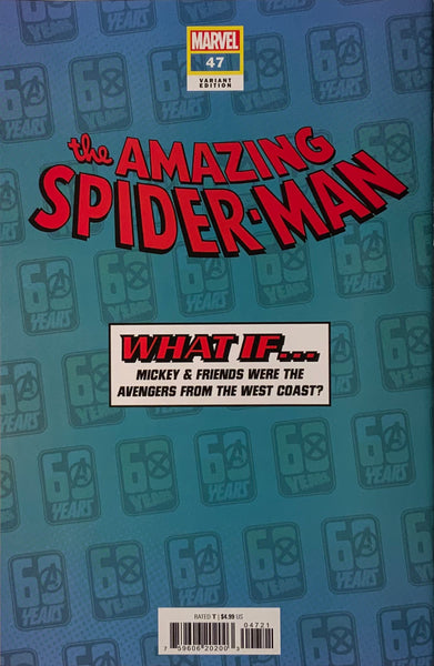AMAZING SPIDER-MAN (2022) #47 DISNEY WHAT IF… MARVEL HOMAGE VARIANT COVER